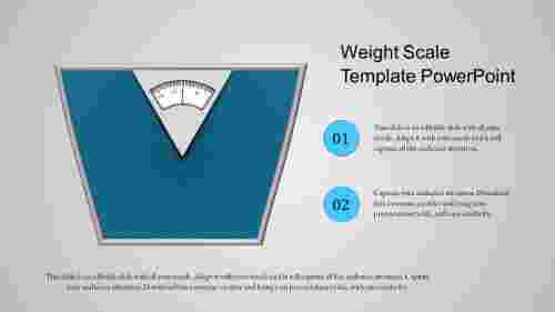 scale template powerpoint-weight scale template powerpoint-blue-style 1